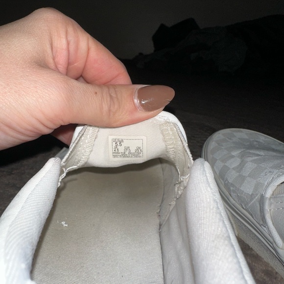 Vans Classic White Checkered Slip-Ons - Picture 7 of 7